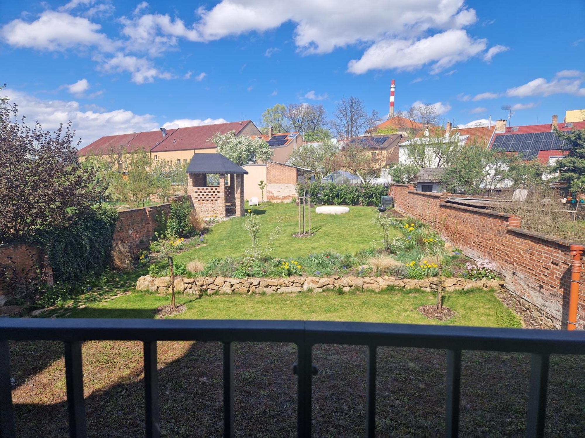 Art Nouveau Apartment With Garden In Pisek Dış mekan fotoğraf